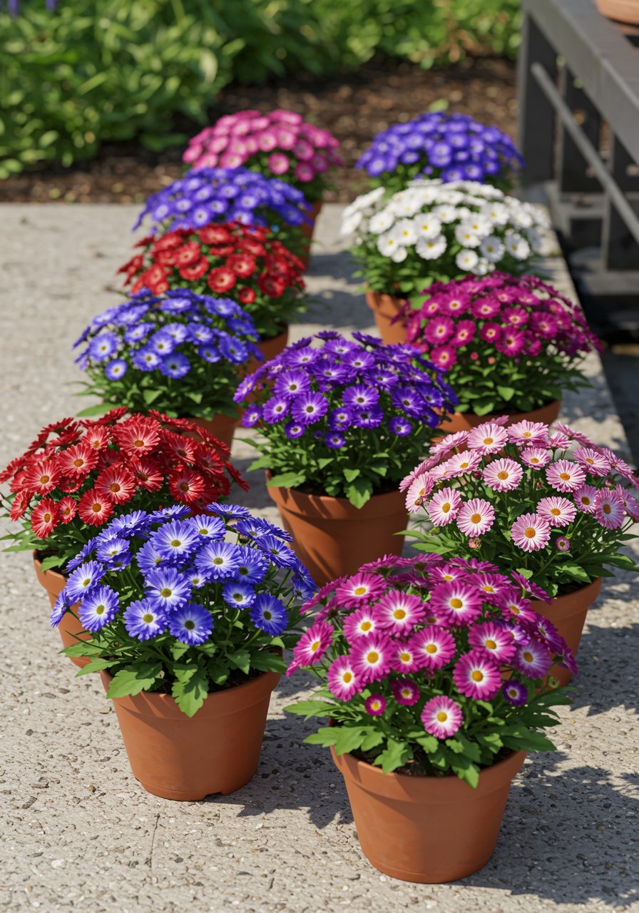 Cineraria Mixed Color Flower Seeds | SeedsKart