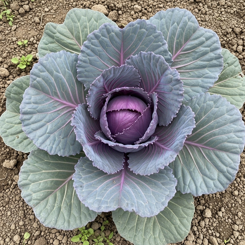 Buy Red Cabbage F1 Hybrid Seeds Online – High Yield, Premium Quality for Kitchen Garden | SeedsKart