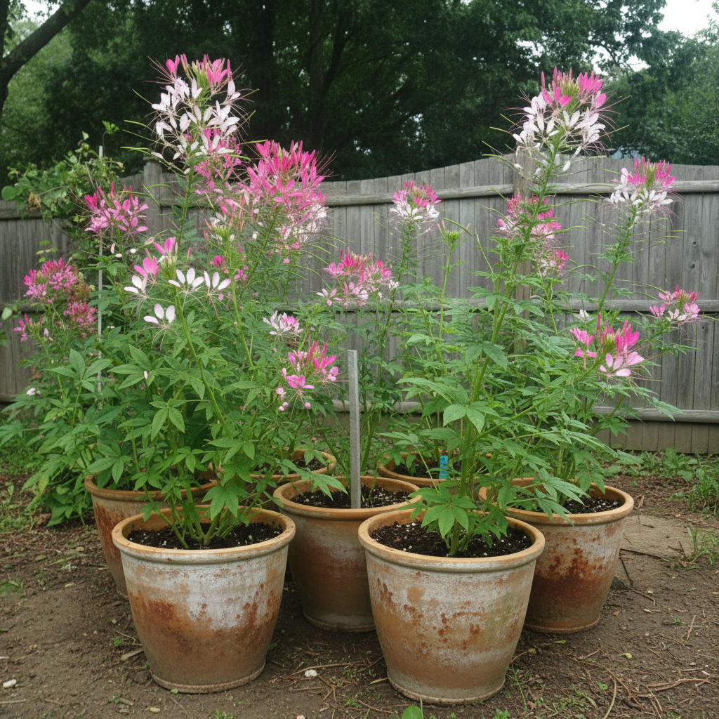 Buy Cleome Pink Flower Seeds | Spider Flower | Spring Season | Easy To Grow | SeedsKart