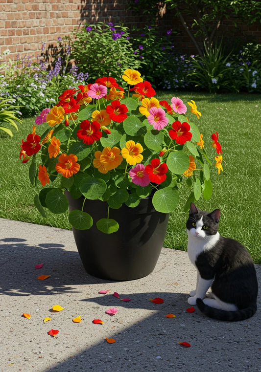 Nasturtium Mixed Flower Seeds | SeedsKart