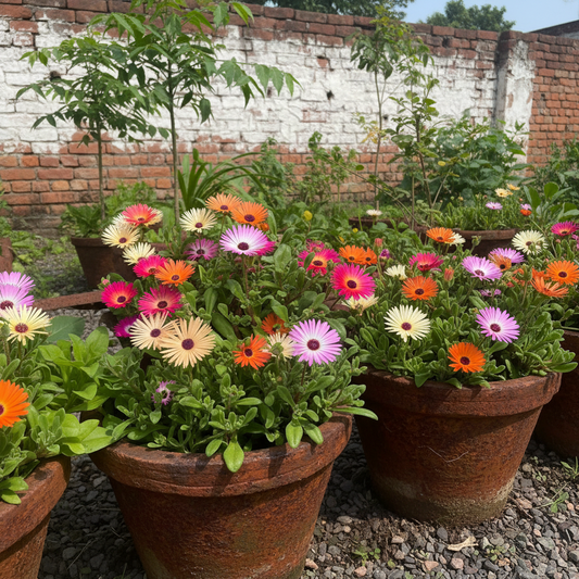 Buy Burff Heavens Flower Mixed Seeds | Mesembryanthemum | Spring Season | Easy To grow | SeedsKart