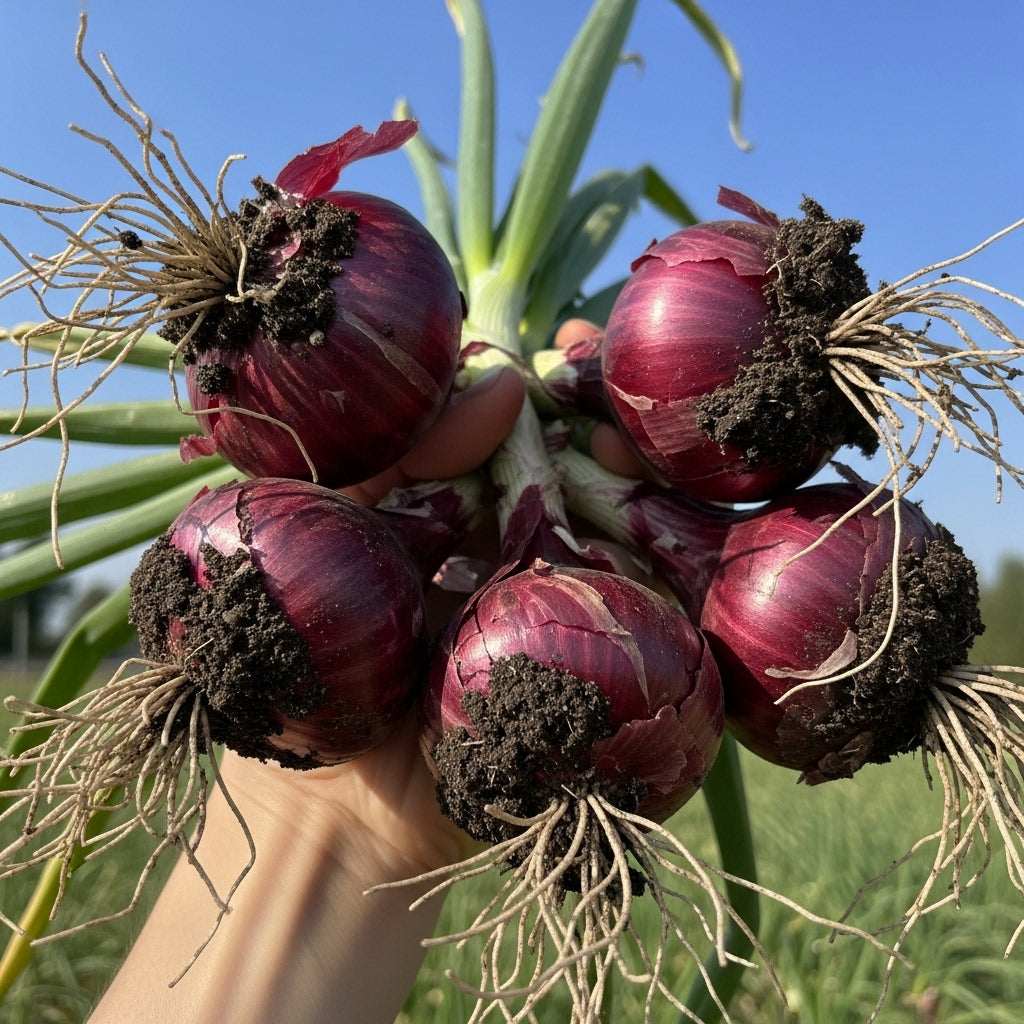 Buy Onion F1 Nasik Red Seeds Online – Premium Quality, Fast Maturing Variety | SeedsKart