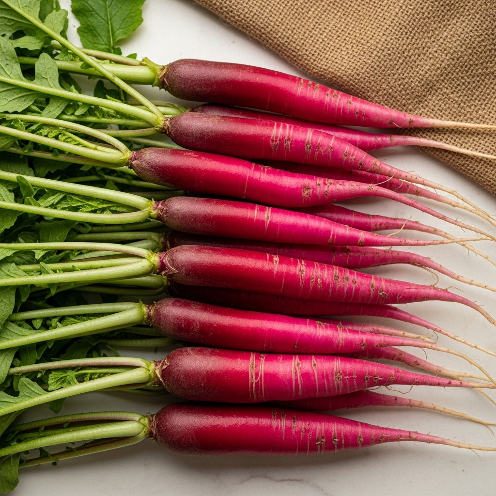Buy Full Red Radish Seeds Online – Best for Indian Climate, Crunchy Taste, Fast Germination | SeedsKart