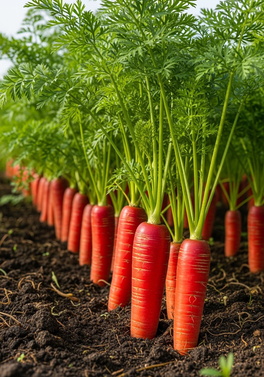 Buy Carrot F1 Red Kasturi Seeds Online – Hybrid Red Carrot Variety