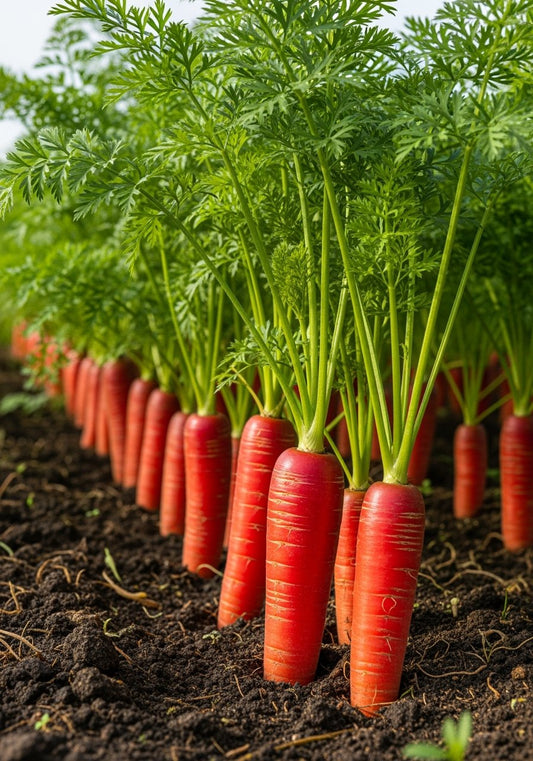 Buy Carrot F1 Red Kasturi Seeds Online – Hybrid Red Carrot Variety